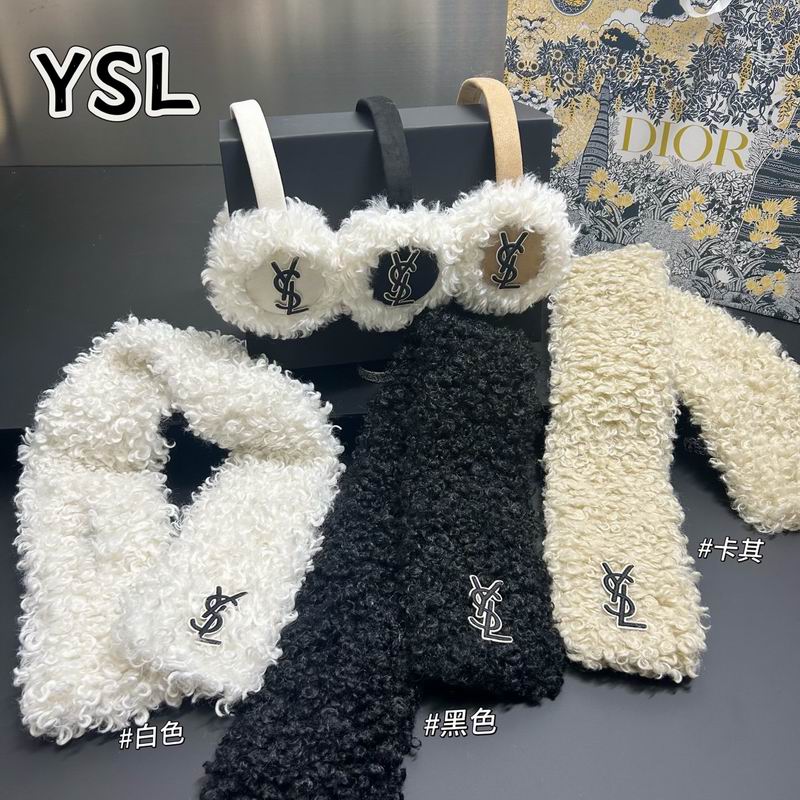 YSL Scarf earmuff dx03